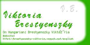 viktoria brestyenszky business card